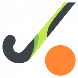 Field Hockey Stick And Ball Emoji for Facebook, Email & SMS | ID ...