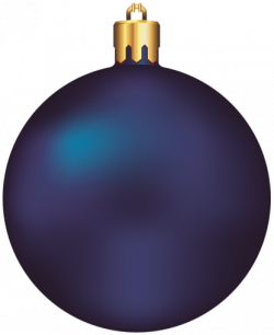 Transparent Dark Blue Christmas Ball Ornament Clipart | Gallery ...