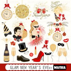 New Year's Eve clipart: 