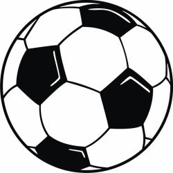 Soccer Ball Outline Clip Art On Template Printable Clipart Library ...