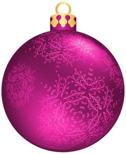 Pink Christmas Ball PNG Clipart - Best WEB Clipart