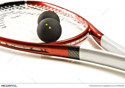 Squash Racket And Balls Stock Photo 18759448 - Megapixl
