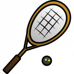 Squash Rackets Clipart