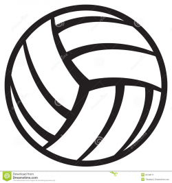 Volleyball clipart vector