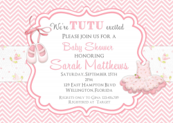 tutu baby shower invitations templates - Incep.imagine-ex.co