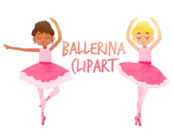 Ballerina clipart, Ballerina clip art, Ballet clipart for personal ...