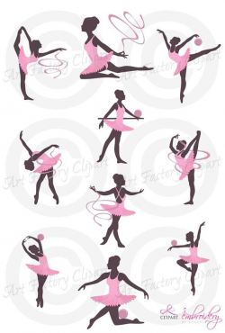 Silhouette Ballerina Clipart | Embroidery Delight | Your source for ...