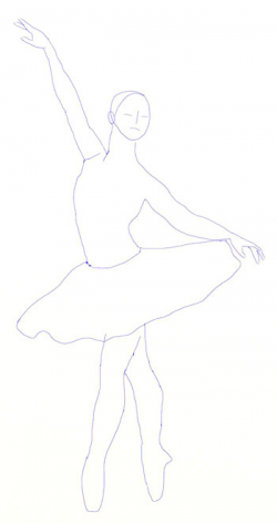 How to Draw a Ballerina - Draw Step by Step