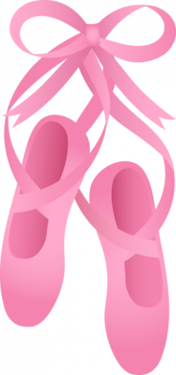 Free clip art of pretty pink ballet shoes | Sweet Clip Art ...