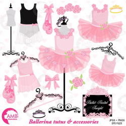Ballerina clipart, Ballet clipart, ballerina tutus, Pink Ballet ...