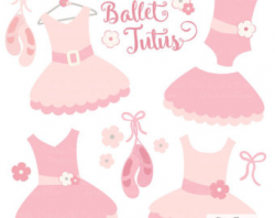 Premium Lavender Tutu Clip Art Pink Dress Clip Art for