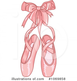 Ballet Slippers Clipart #1069858 - Illustration by Pushkin