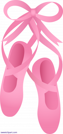 Pink Ballet Slippers Clipart - Sweet Clip Art