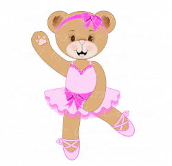 Cute bear bear ballerina sweet Teddy bear dance personal