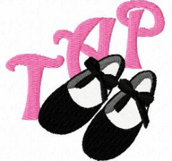 Perfect Design Tap Shoes Clipart Shoe Machine Embroidery Dance ...