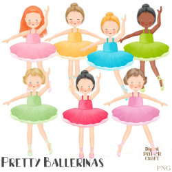Ballet Clipart Ballet Ballerina Hand Painted Ballerina