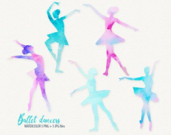 Ballerina watercolor | Etsy