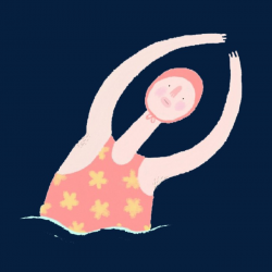 Cartoon water ballet, Water Ballet, Dancing, Movement PNG Image and ...