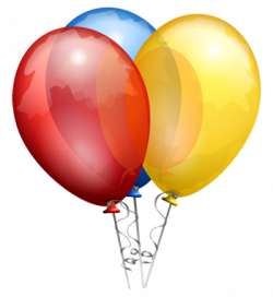 Balloon Clipart - Free Graphics of Colorful Party Balloons