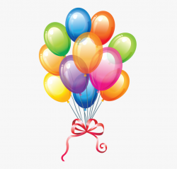 Single Modern Blue Balloon Clipart Image Birthday Clip ...