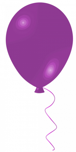 Balloon Purple Clip Art Free Stock Photo - Public Domain Pictures