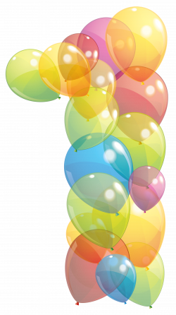 Transparent One Number of Balloons PNG Clipart Image | Gallery ...