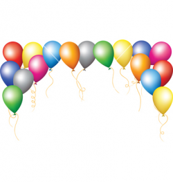 Balloons Border Clipart | Free download best Balloons Border ...
