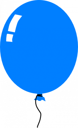 Blue Balloon Clip Art at Clker.com - vector clip art online, royalty ...