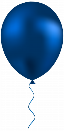 Dark Blue Balloon PNG Clip Art - Best WEB Clipart
