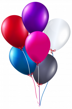Colorful Bunch of Balloons PNG Clipart Image | Gallery Yopriceville ...