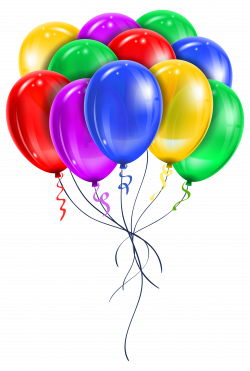 Transparent Multi Color Balloons PNG Picture Clipart | birthday wish ...