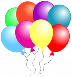 Balloon clipart that can be downloaded individually and used alone ...