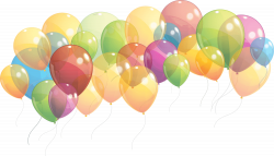 Group Of Balloons Taking Of transparent PNG - StickPNG