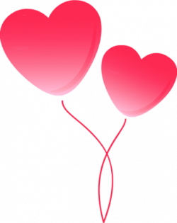 Pink Heart Balloon Clipart