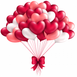 Beautiful Heart Balloons PNG Clipart Image | Gallery Yopriceville ...