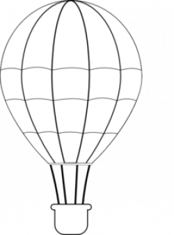 Hot Air Balloon Line Drawing at GetDrawings.com | Free for personal ...