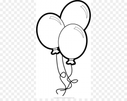 Balloon Black and white Black and white Clip art - Black Balloons ...