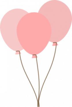 Pink Balloons clip art - vector clip art online, royalty free ...