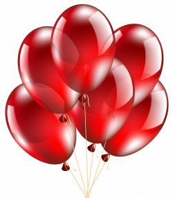Red Balloons Transparent PNG Clip Art Image | Gallery Yopriceville ...