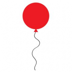 Free red balloon clipart | Birthday Ideas | Pinterest | Red balloon ...