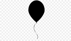 Balloon Drawing Black and white Clip art - string png download - 512 ...