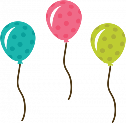 Birthday Balloons Free | scrapbook help | Balloon clipart ...