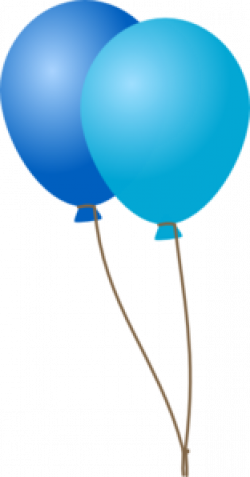 Emmas Blue Balloons Clip Art at Clker.com - vector clip art online ...