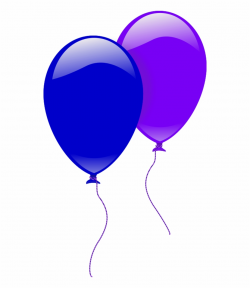 Balloon Clipart Magenta - Two Balloons Clipart Free PNG ...