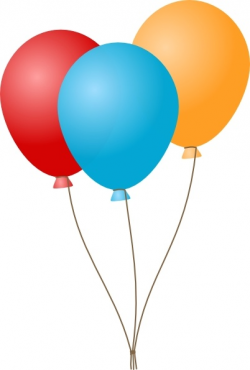 Balloons clip art Free vector in Open office drawing svg ...