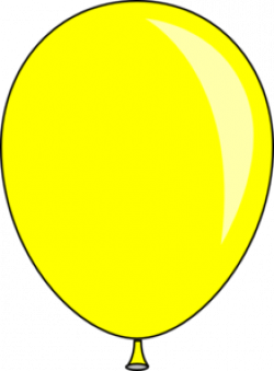 Yellow balloon clipart - Clipground
