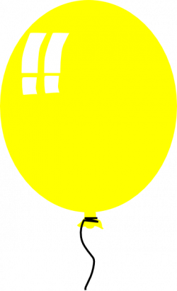 Yellow Balloon Clip Art at Clker.com - vector clip art online ...