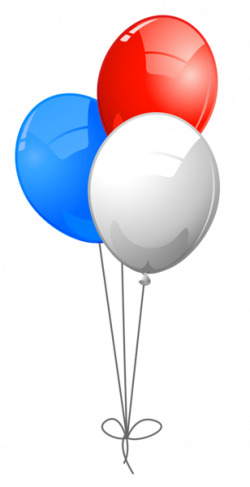 USA Colors Balloons PNG Clipart | 4 of July | Pinterest | Clip art ...