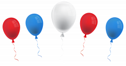 4th July Balloons PNG Clip Art Image | Gallery Yopriceville - High ...