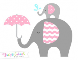 Elephant clipart, Baby elephant clipart, Elephant clip art, baby ...